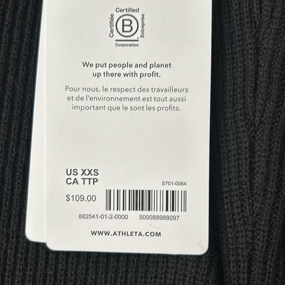 Athleta new black sweater - Picture 2 of 3